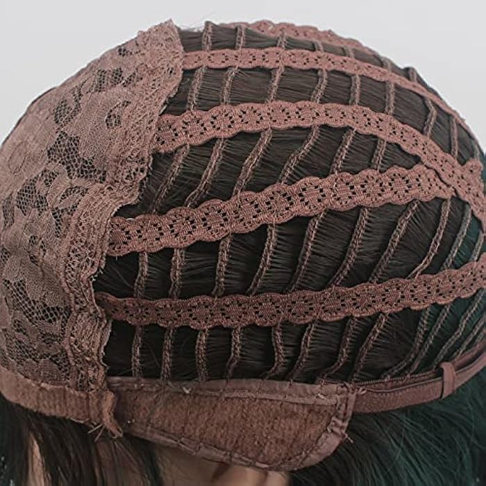 DILLARDS Zuro Ombre Wig With Bangs Straight Hair Red Wigs For Women Hot Pink Dark Brown Black Blonde Cosplay Colorful Wigs For Girls Soft Cute Costume Wigs Long Synthetic Hair Replacement Wigs (Ombre) - Image 3